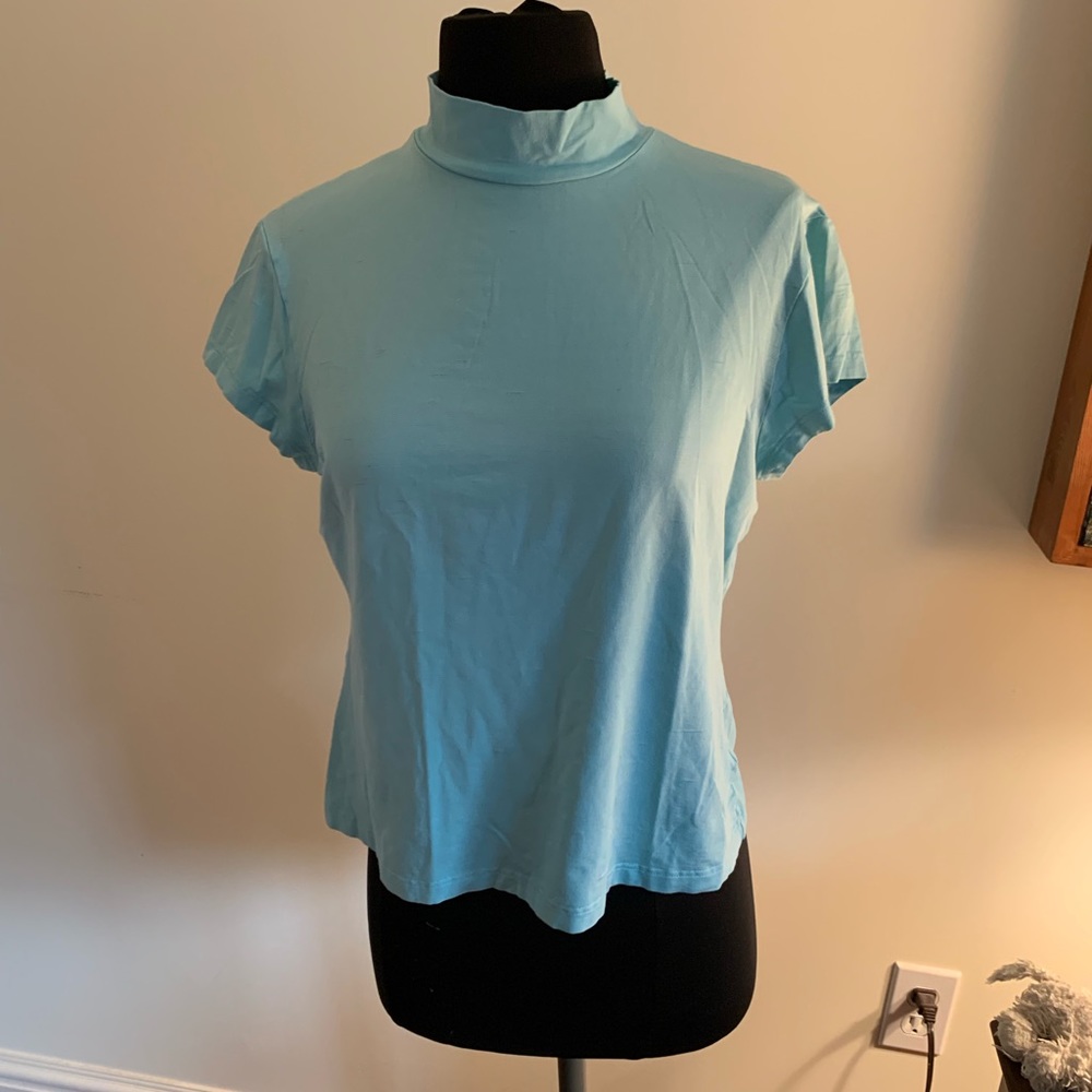 High neck baby blue lily pulitzer top!